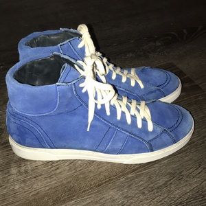 Saint Laurent Joe Suede High-top Sneaker